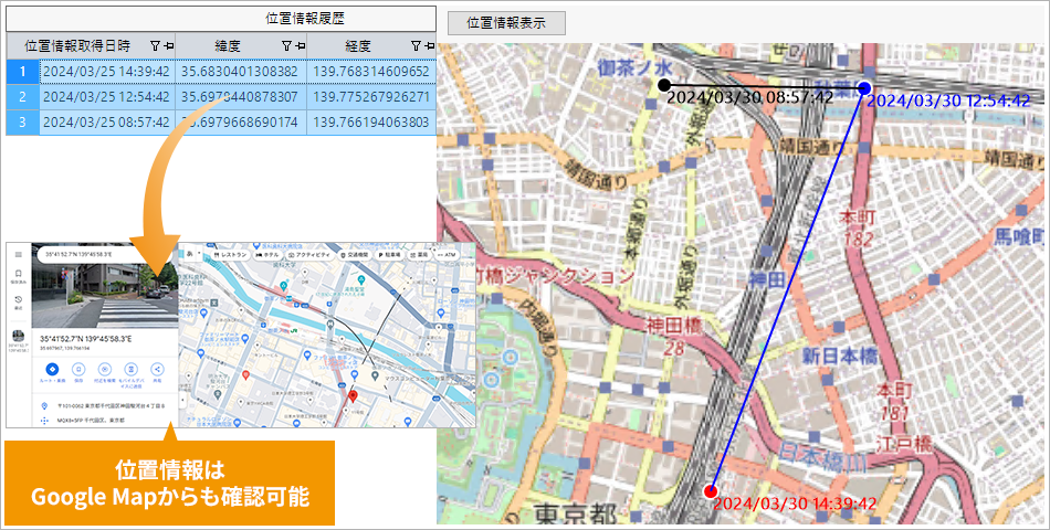機器設置図 管理画面