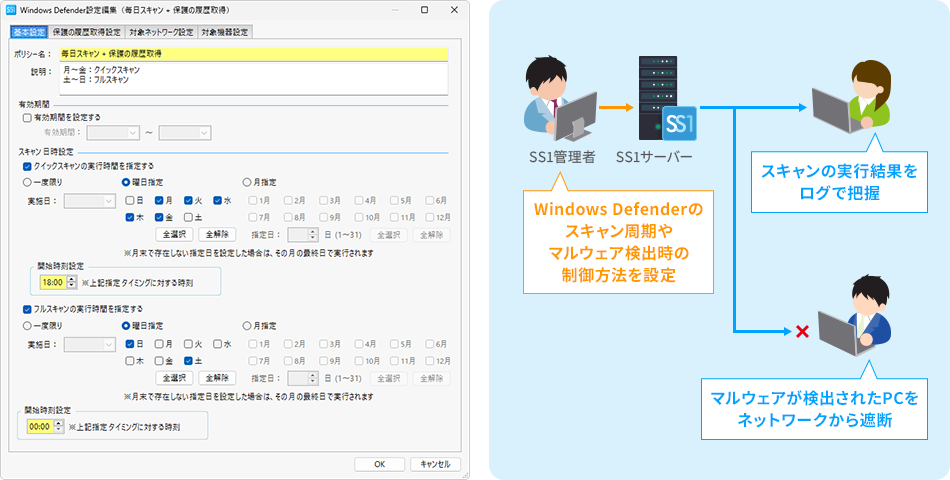 Microsoft 365 監査ログ管理画面