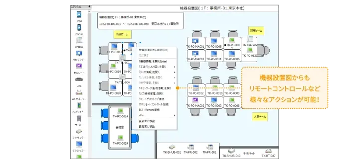 SS1の機器設置図イメージ