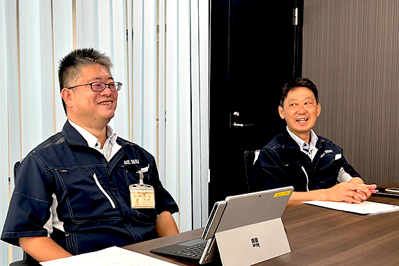 三重精機様 担当者写真